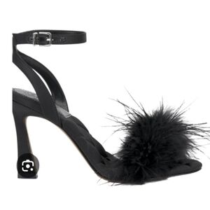 Vince Camuto Penely Feathered Heels